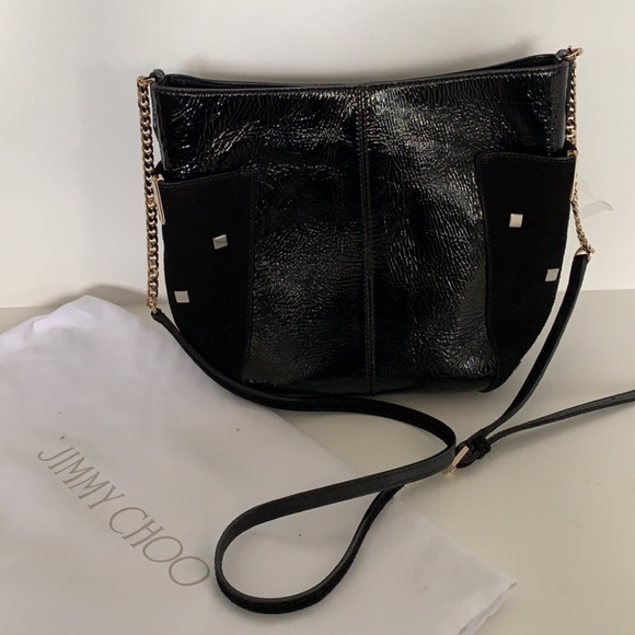 New Jimmy choo handbag -black and gold - Picture 1 of 2